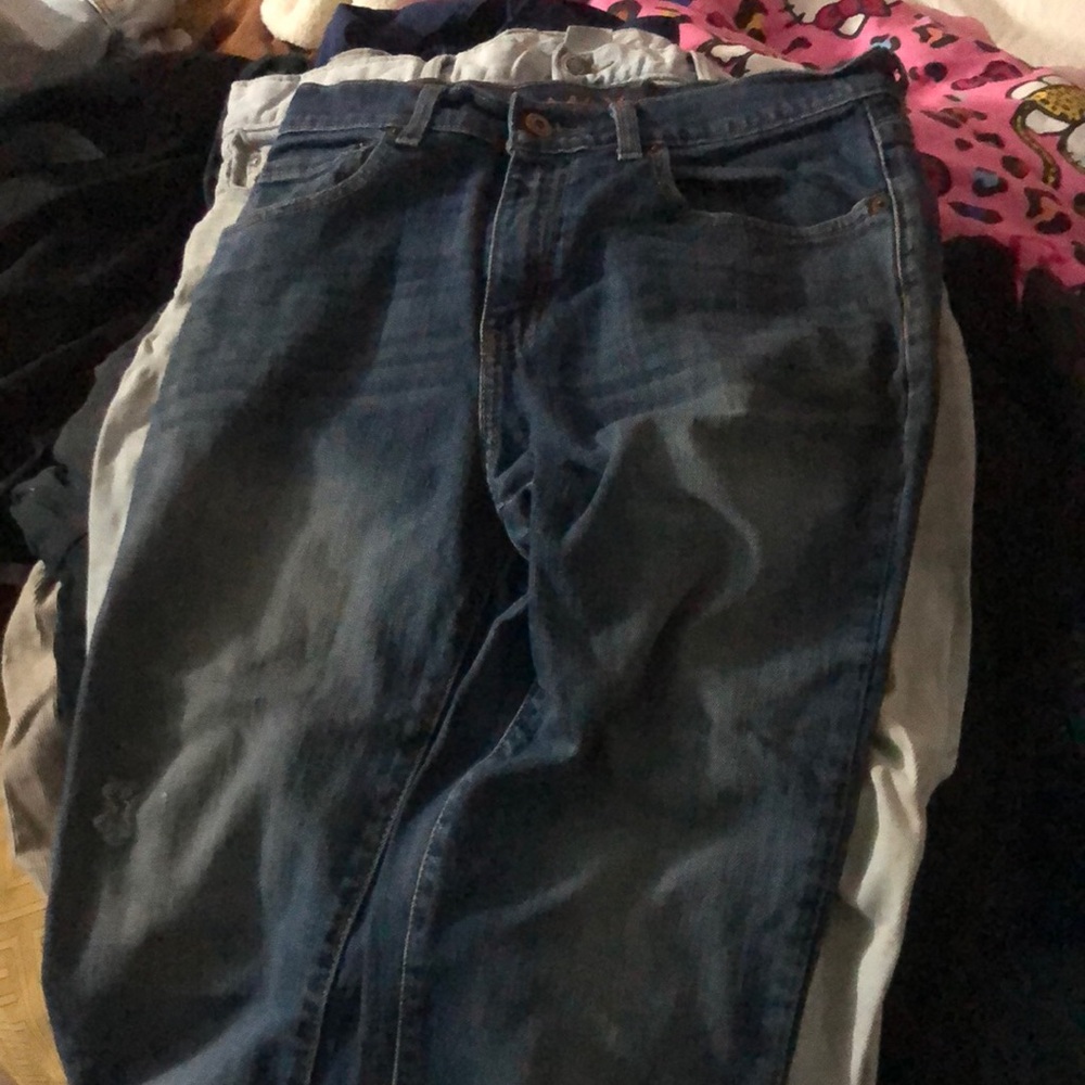 Urban Pipeline Men's Straight Jeans - Dark Blue
